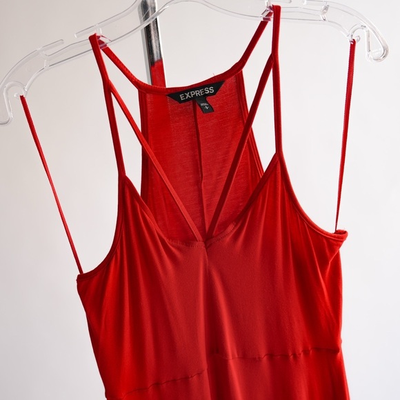 EXPRESS 🔥 Sleeveless Dress Red Size Small - Picture 6 of 11